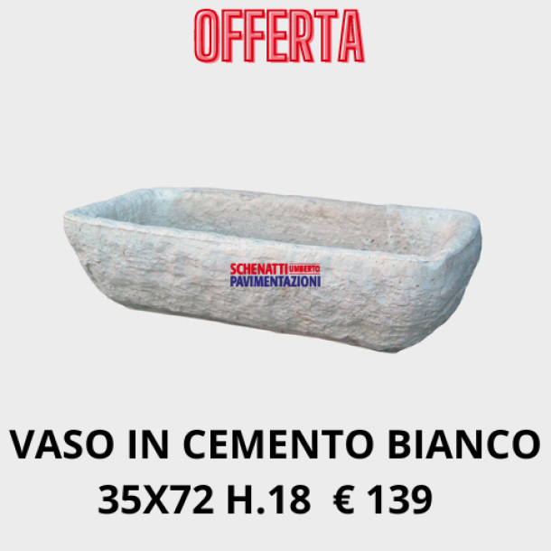 VASO IN CEMENTO 35X72 H. 18